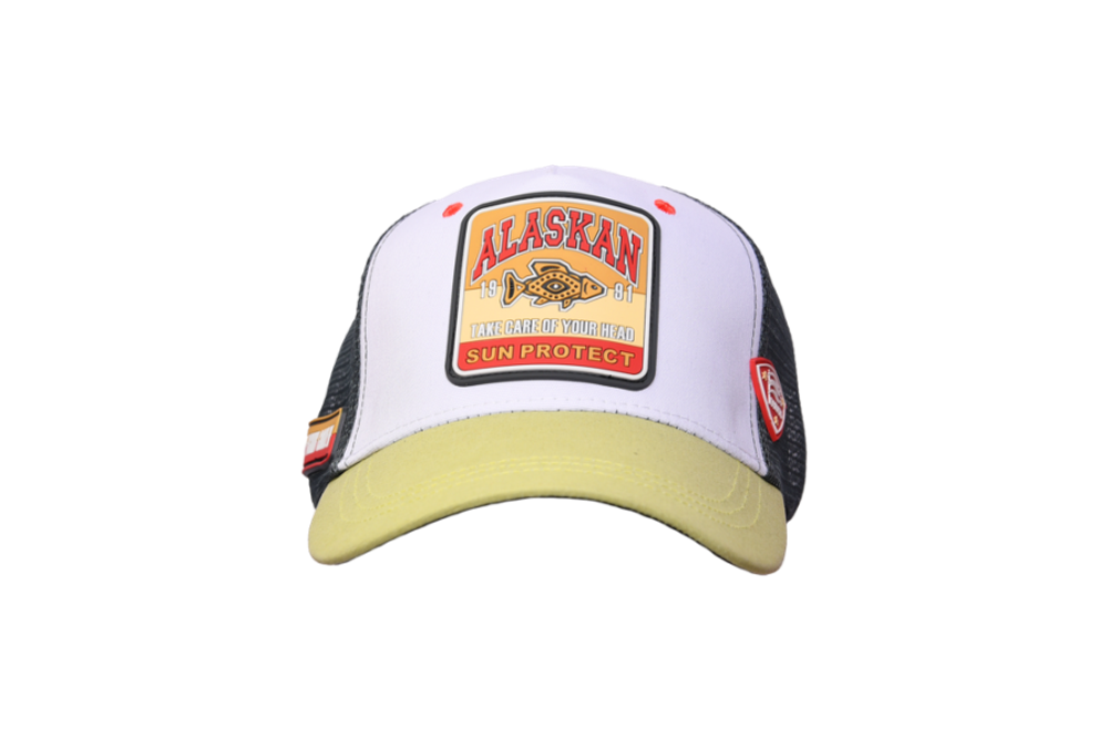 Кепка Alaskan Commodore Mesh с сеткой цвет белый/серый (ACCM)