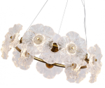 07601-60A,36 Люстра Грея латунь d60 h120 Led 12*2W (3000K). ТМ Kink Light