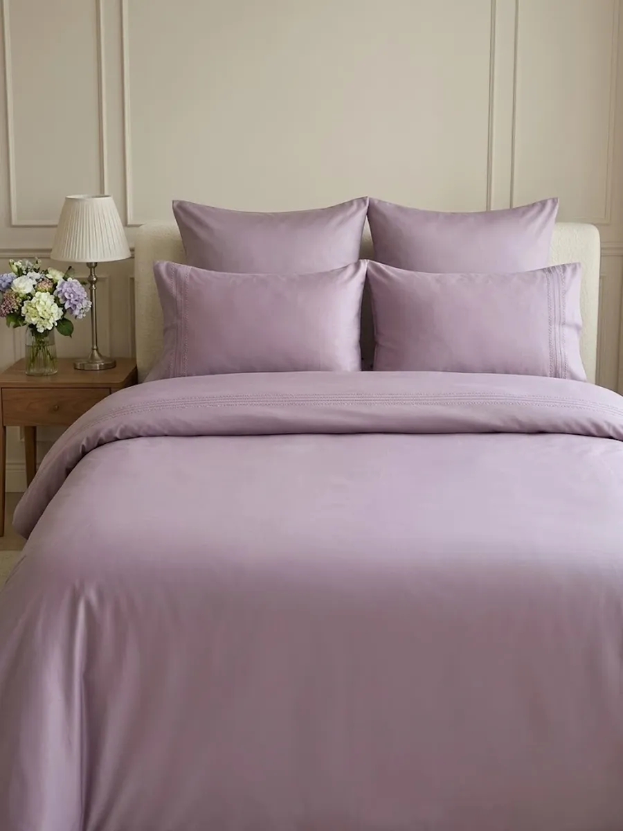 Gelin Home КПБ 6 пр. MIRA сиреневый цвет пододеяльник 200*220, простынь 240*260, наволочки 50*70 2шт, декоративные наволочки 50*70 2шт GLNN532