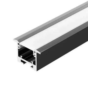 Профиль для прямоугольных светильников 2.5м 033738 черный SL-LINE-3523-F-2500 BLACK Arlight
