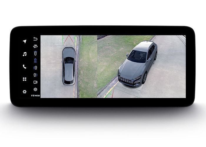 Магнитола для Honda CR-V 5 2017-2022 - Teyes LUX ONE 360 монитор 12.3" на Android 10, Быстрая, CarPlay, 4G SIM-слот, 4 камеры в комплекте