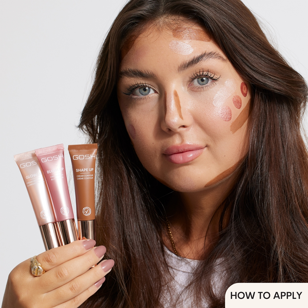 Gosh Blush Up - Румяна для щек в креме оттенок 001 Peach, 14 ml