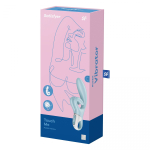 Голубой вибратор-кролик Touch me - 21,2 см. (Цвет: голубой)