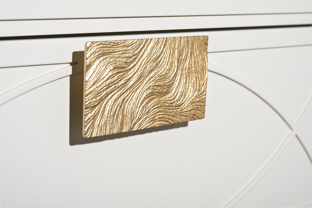 Шкаф-витрина 2 стеклянных фасада с консолью с 1-м ящиком Garda Decor