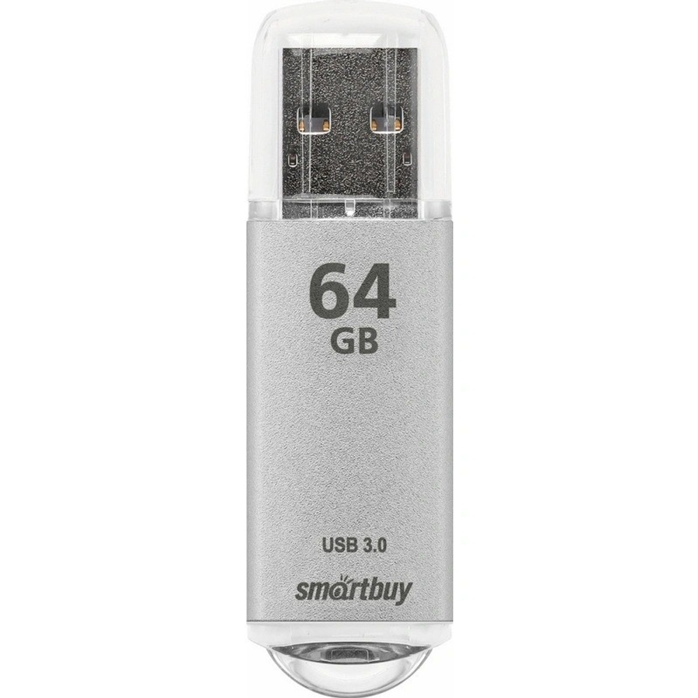 3.0 USB флеш накопитель Smartbuy 64GB V-Cut Silver (SB64GBVC-S3)
