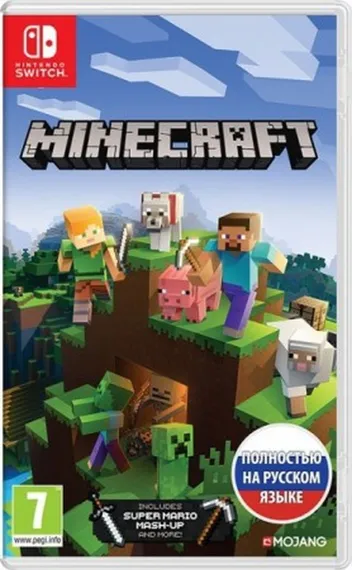 Minecraft (Nintendo Switch, Полностью на русском языке, Б/У)