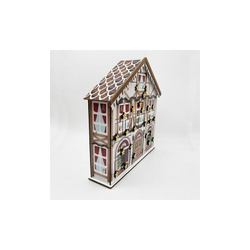 Музыкальная Advent calendar Christmas house Музыкальная Musicbox Kingdom Коричневый / Белый