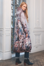 Coat "Faberge. Cheshire cat"
