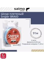 Плетеный шнур BRAID Blue 091/023