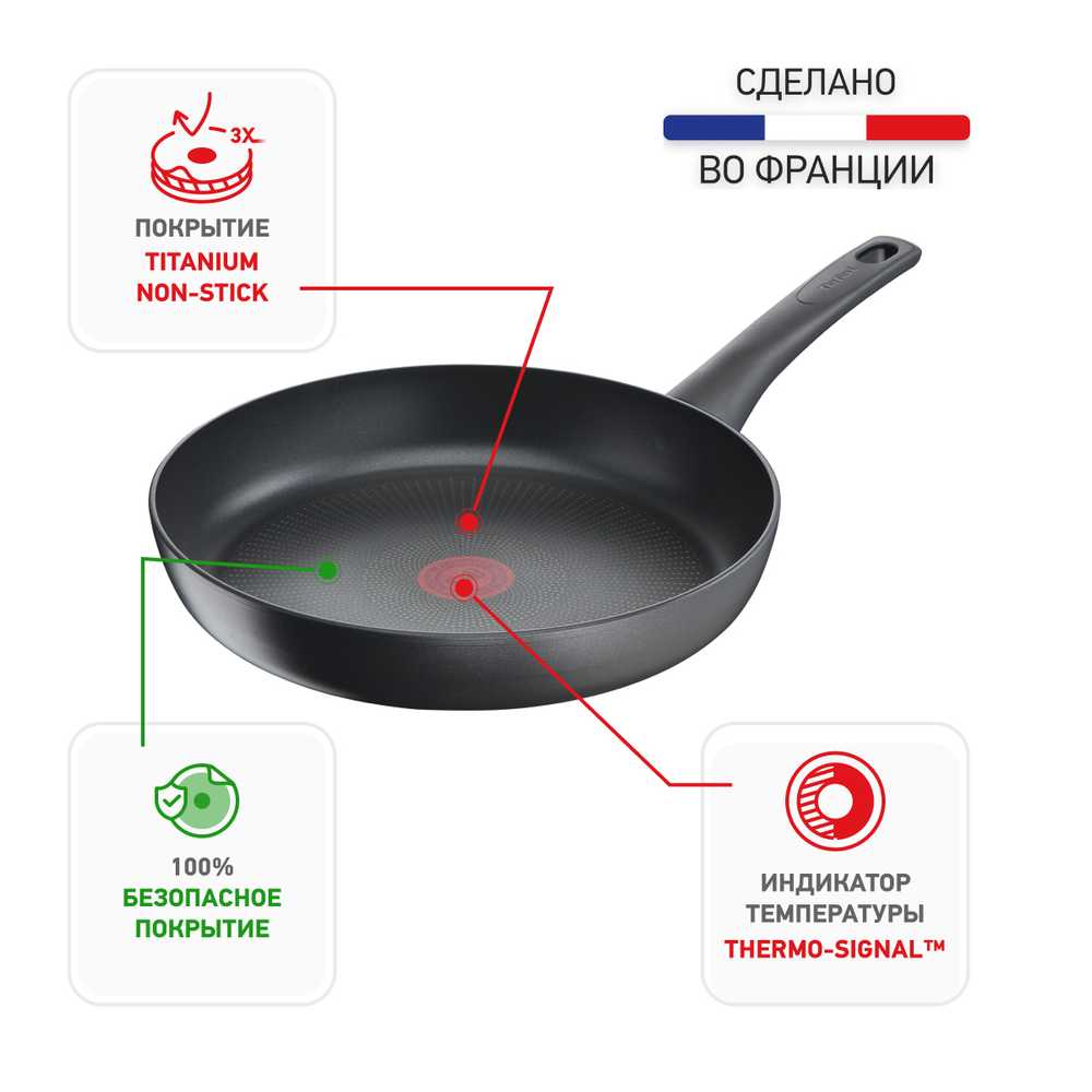 Сковорода Tefal Ultimate ON 28 см G26006AZ