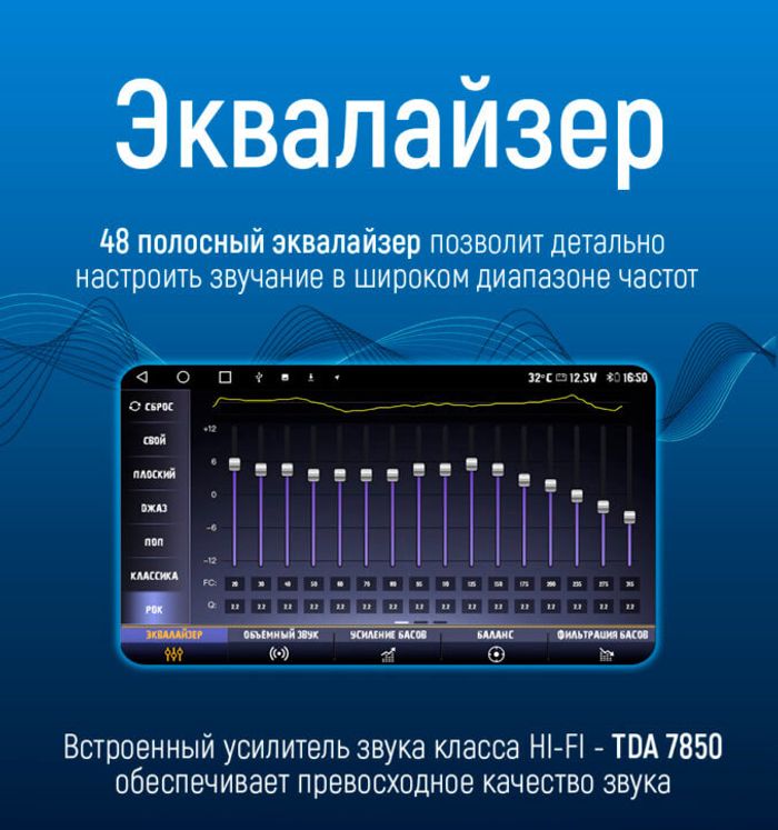 Магнитола для Land Rover Discovery 3 2005-2009 (закругленные углы) - Kuberg SF-9703-2 QLed, Android 12, Быстрая, CarPlay, 4G SIM-слот