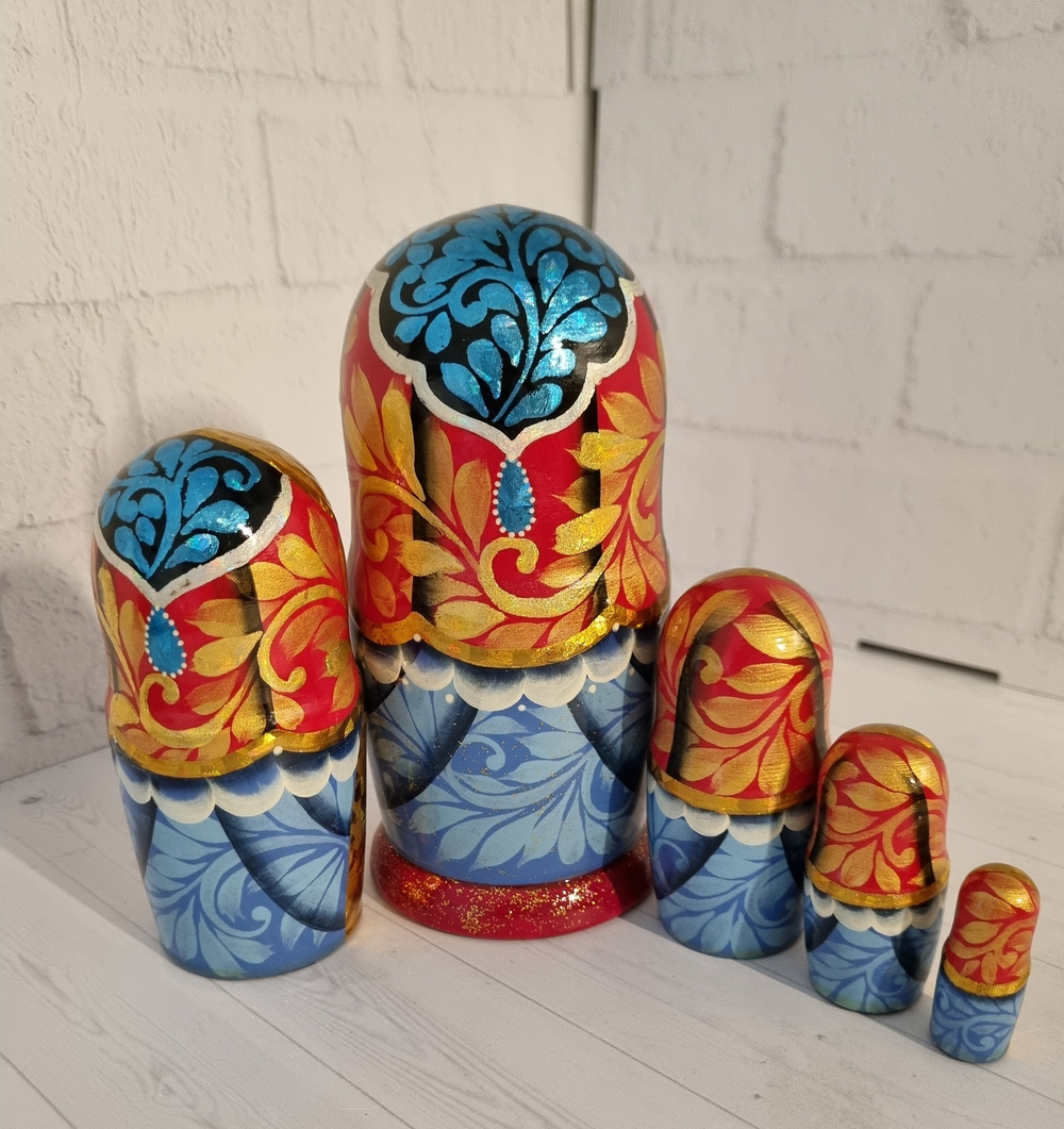 Матрешка 15см "Морозко" 5 мест