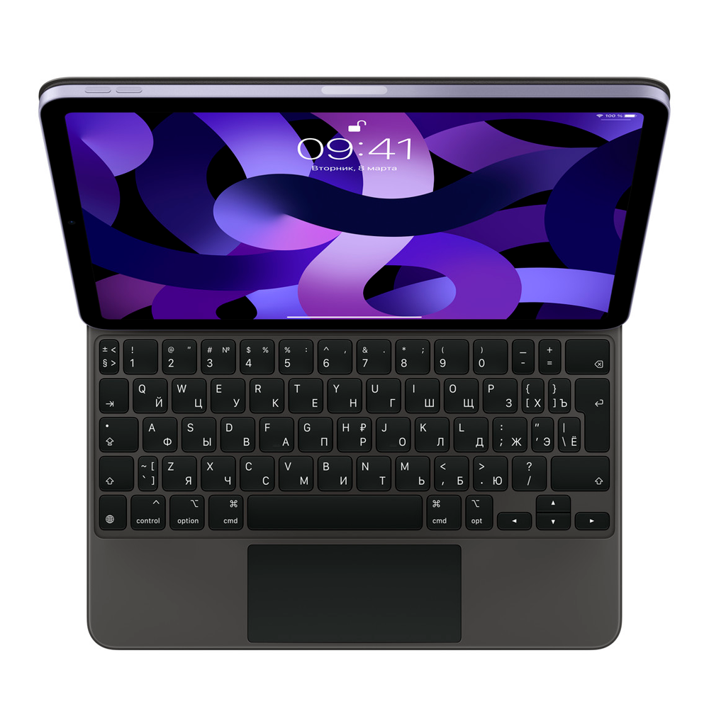 Клавиатура Apple Magic Keyboard для iPad Pro 11" (3-го поколения) и iPad Air (4‑го поколения), Black (Черный) MXQT2