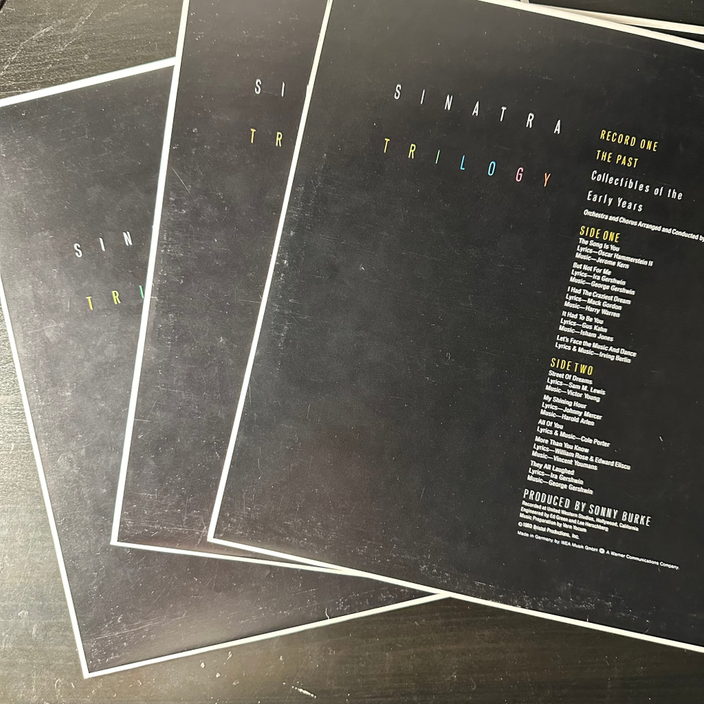 Frank Sinatra ‎– Trilogy 3LP (Европа)