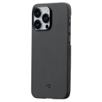 Чехол из арамидного волокна с поддержкой MagSafe PITAKA MagEZ Case 3 600D для iPhone 14 Pro, Black / Grey Twill (Cаржевое переплетение)