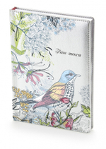 Подарочный набор: Шариковая ручка Parker Jotter Essential, Waterloo Blue CT и Ежедневник недатированный серебристый