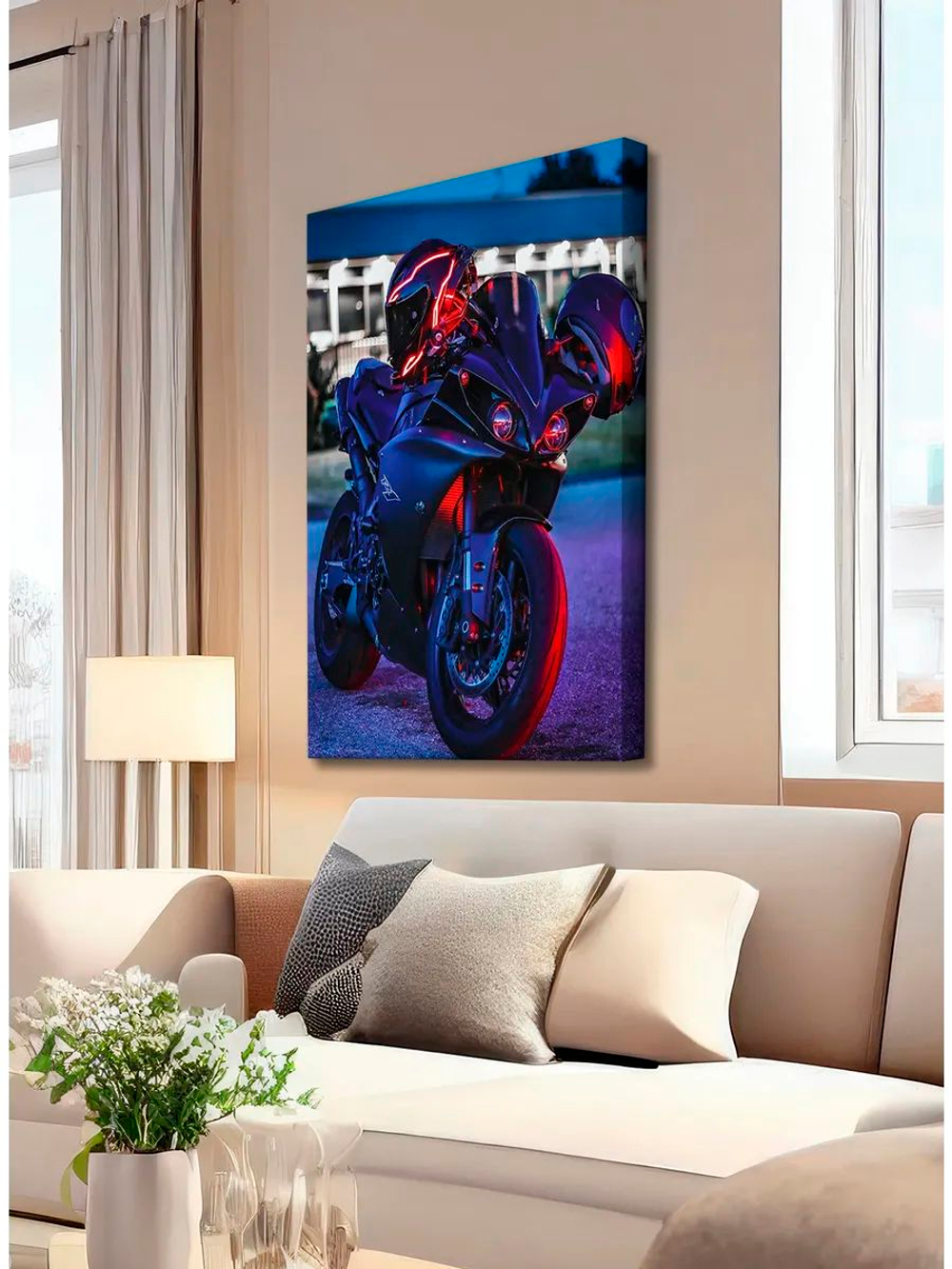 Картина "Ducati", для интерьера 50х70см 1шт.