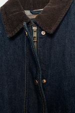 ДЖИНСОВАЯ КУРТКА Z1975 С ВЕЛЬВЕТОВЫМ ВОРОТНИКОМ — ZARA
