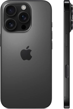 Смартфон Apple A3292 iPhone 16 Pro 512Gb черный титан моноблок 3G 4G 1Sim 6.3" 1206x2622 iOS 18 48Mpix 802.11 a/b/g/n/ac/ax/be NFC GPS Protect