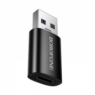 Адаптер Borofone BV26B Type-C гнездо USB 3.0