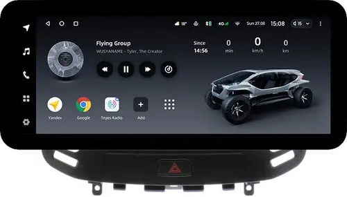Магнитола для Infiniti G25, G35, G37 2006-2013 - Teyes LUX ONE ROUND монитор 12.3" 2K QLED на Android 10, Быстрая, CarPlay, 4G SIM-слот