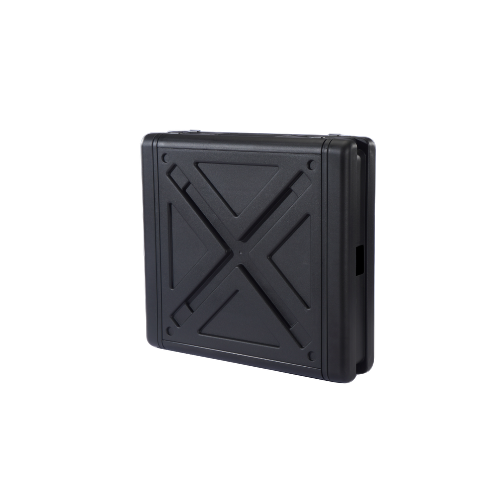 Ударопрочный пластиковый Рэковый кейс 2 юнита KZCASE@RACK2U