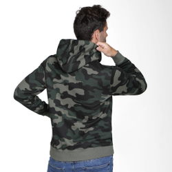 Мужская кофта теннисная Quiet Please AOP Camou Advantage Logo Hoody Men - Khaki, Olive