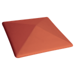 Колпак на столб забора King Klinker, Рубиновый красный (01) Ruby red, 310x445x90