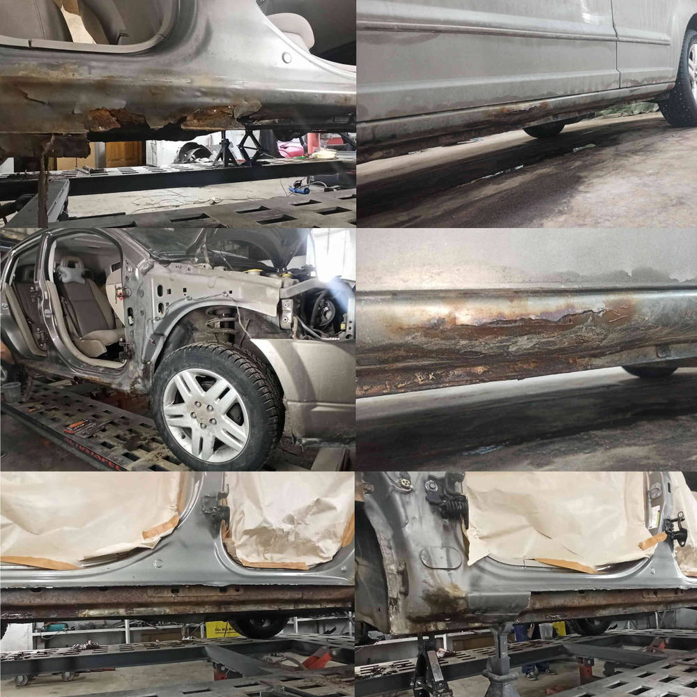 Пороги комплект Dodge Caliber 2006-2011 (0,8мм)