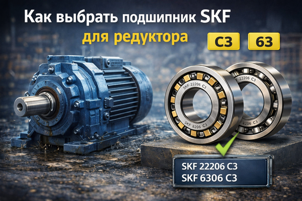 Как выбрать подшипник SKF для редуктора Как выбрать подшипник SKF для редуктора