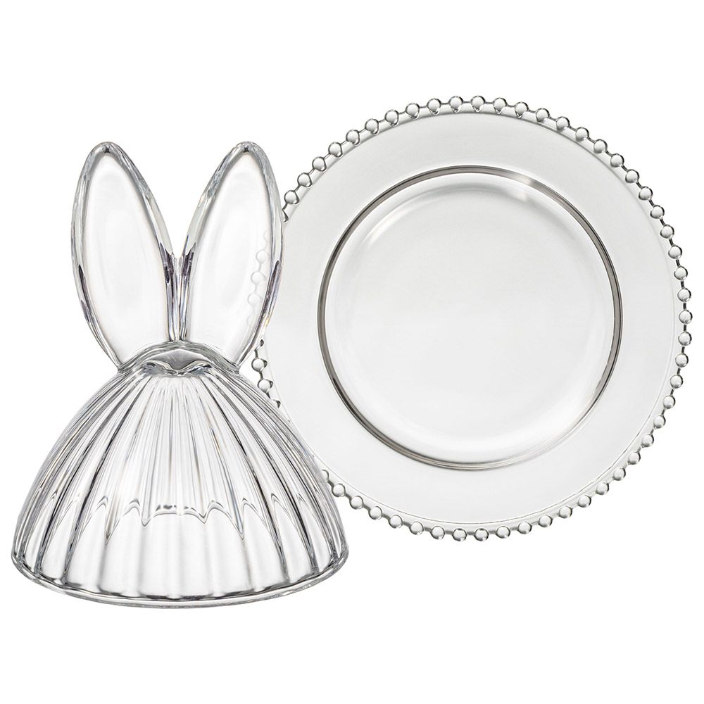 БЛЮДО СЕРВИРОВОЧНОЕ С КРЫШКОЙ LEFARD "RABBIT FAMILY" 19,3*19,3*19 СМ