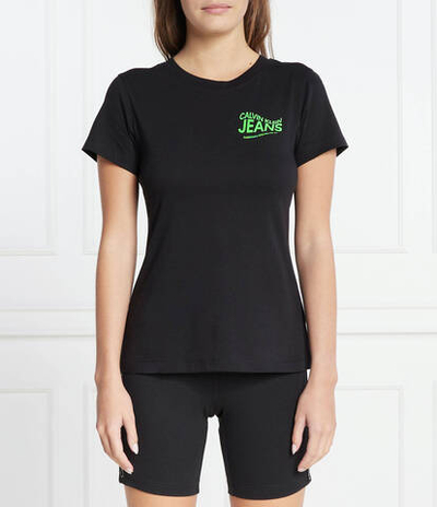 Футболка MOTION LOGO CALVIN KLEIN JEANS - черный(J20J222236)