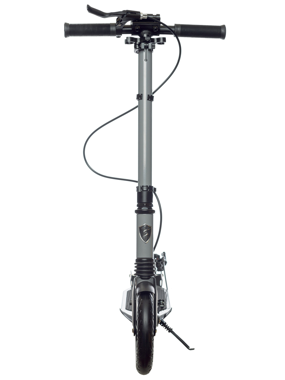 Самокат Urban Scooter Disc Cool Grey Pro, (2024), с дисковым тормозом, складной, городской, двухколесный