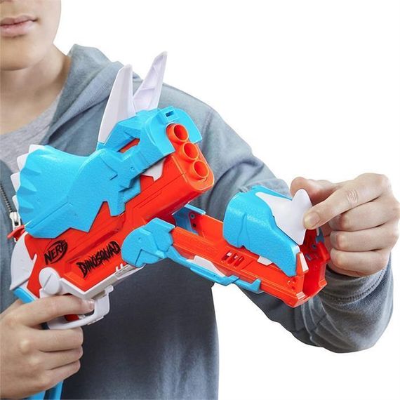 Nerf DinoSquad Tricera-Blast With 12 Darts