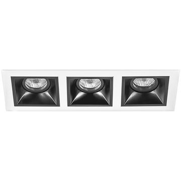Встраиваемый точечный светильник D536070707 черный/белый Domino Lightstar