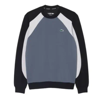 Мужская теннисная кофта Lacoste Sport Colour Block - black/grey