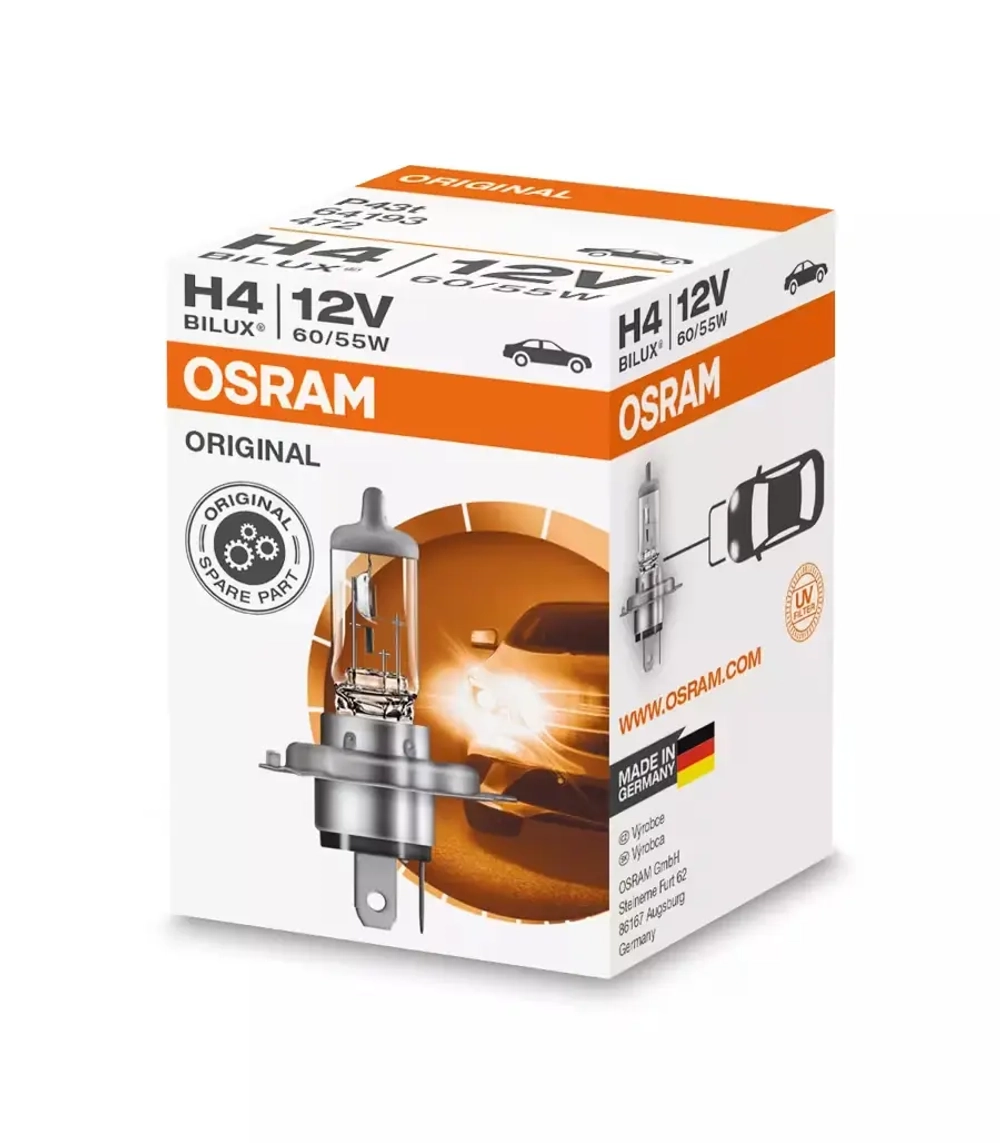 Галогенная лампа H4 60/55W 12V P43t Osram