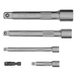 Набор инструментов, 1/2", 1/4", 3/8", CrV, S2, пластиковый кейс, 216 предметов Denzel