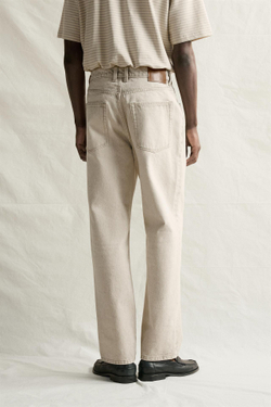 ZARA ДЖИНСЫ STRAIGHT ДЛИНОЙ ДО ЩИКОЛОТКИ, СВЕТЛО-СЕРЫЙ