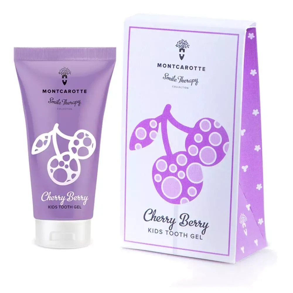 Montcarotte Kids Tooth Gel Cherry Berry детский зубной гель "Ягодка вишни"