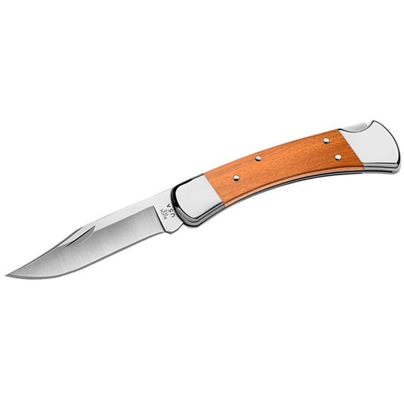 Цена наСкладной нож Buck Folding Hunter Oak Handle 0110OKS, сталь S30V, рукоять дерево