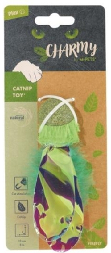 Игрушка для кошек с кошачьей мятой CHARMY светлячок зеленый MPets , шт