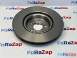 Диск тормозной вентилируемый передний