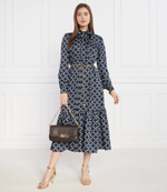 Кожаная сумка-мессенджер parker Michael Kors - каштановый(30F2G7PC2L)