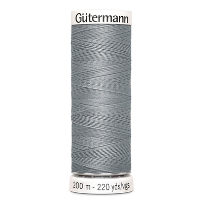 Нитки универсальные Gutermann Sew-all 100 (200 метров), 5 кат. | 040 пепельно-серый