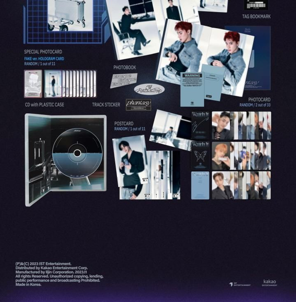 Альбом THE BOYZ - PHANTASY : PT.2 SIXTH SENSE 2nd Album 3 Version SET