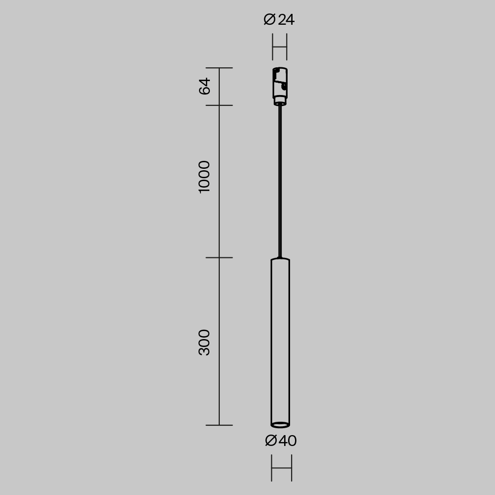 Магнитный трековый светильник Maytoni Skim TR210-1-5W3K-M-B