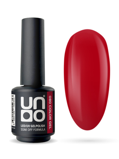 Uno Гель-лак - 080 Японский красный - Japanese Red 8мл