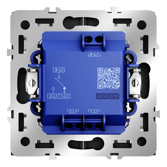 Выключатель для жалюзи Voltum S70 Графит VLS020707