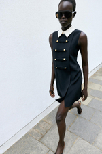 КОРОТКОЕ ПЛАТЬЕ С ДЕКОРАТИВНЫМИ ЗАСТЕЖКАМИ — ZARA